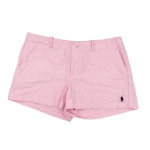 Polo Ralph Lauren Women's 100% Cotton Chino Shorts Light Pink Size 10